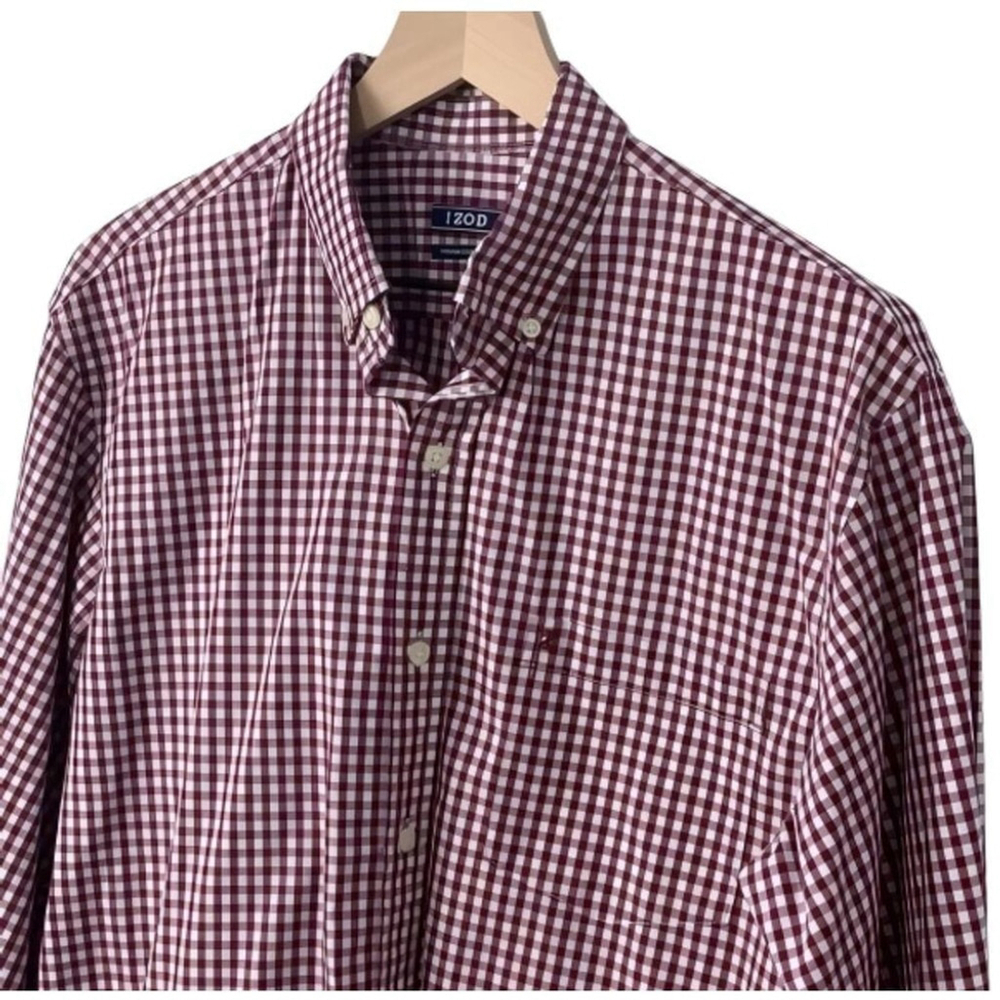 Izod Premium Essentials Gingham Button-Down | Men… - image 2